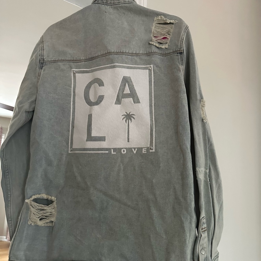 Denim Shacket - Picture 6 of 10